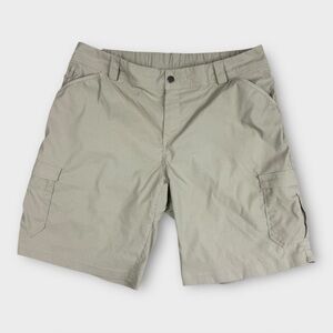 Duluth Trading Cargo Shorts Women’s 18 Khaki Utility Pockets Outdoor